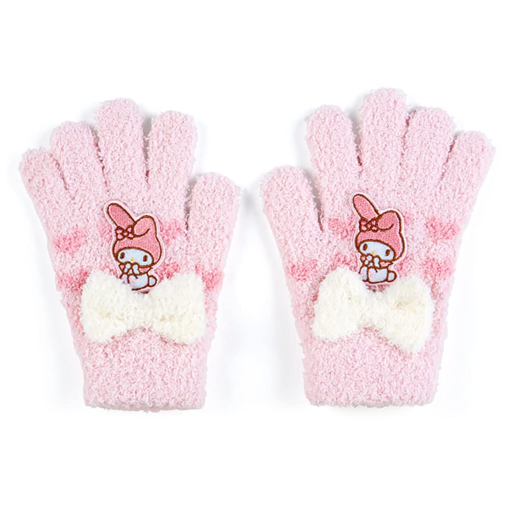 Sanrio|毛茸茸雪球五指手套/适合儿童或手小的女生