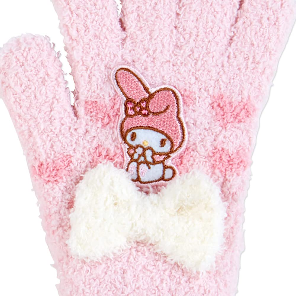 Sanrio|毛茸茸雪球五指手套/适合儿童或手小的女生