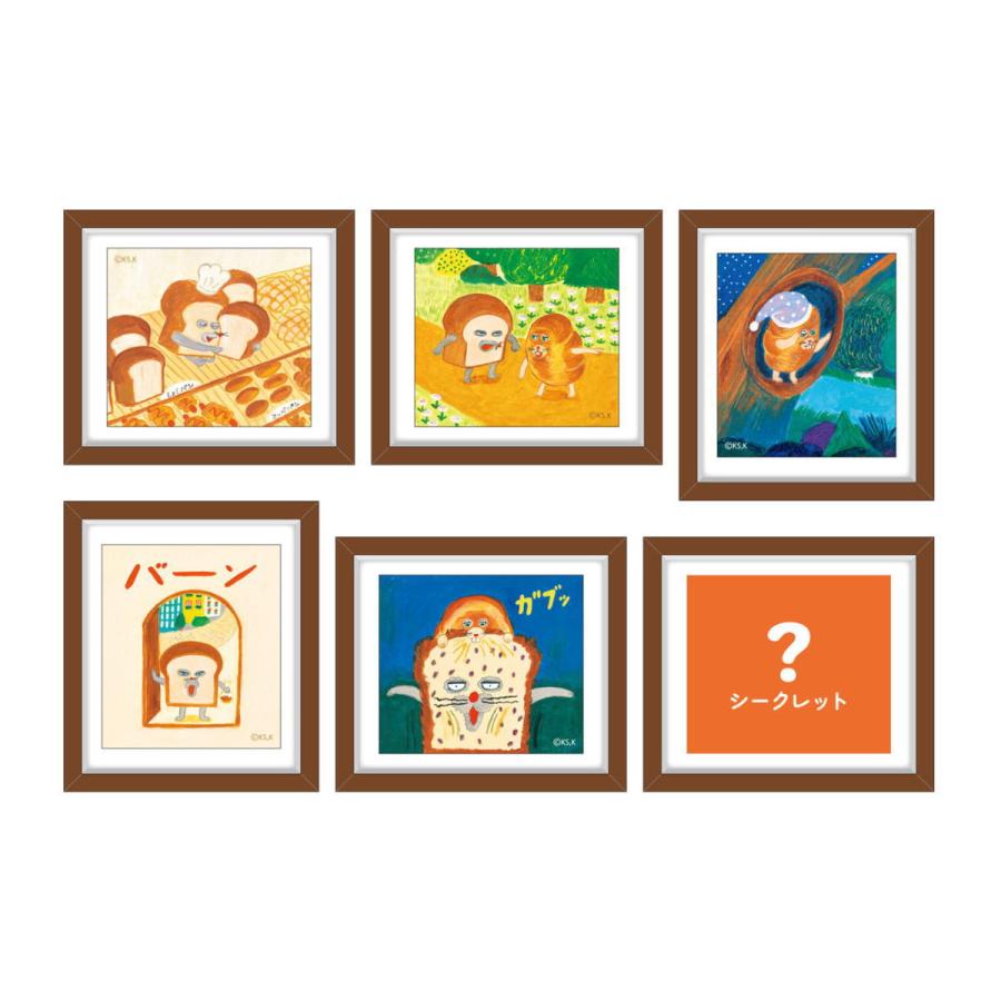 hobonichi|面包小偷画框冰箱贴盲盒/共6款|1枚入|約縦60×横52×厚み10mm