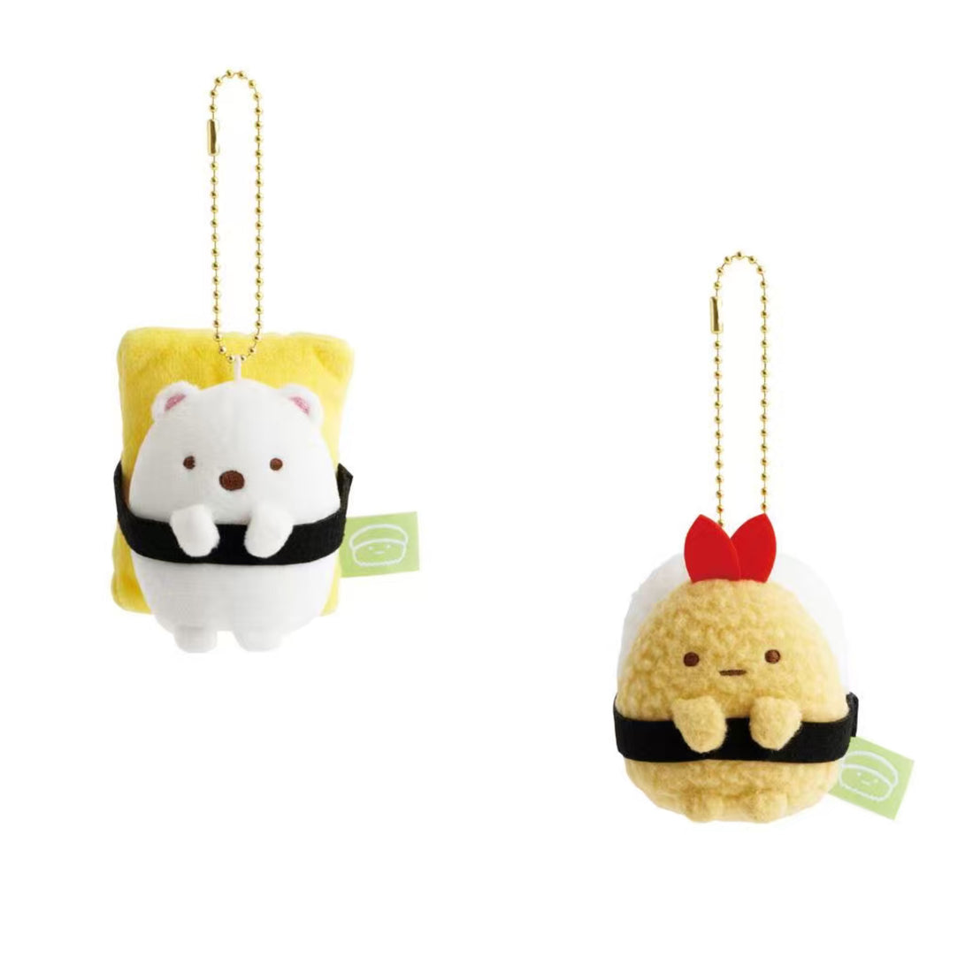 Sumikko gurashi|Anytime Sushi Mascot Holder /Plush Keychain|70×50×35mm approx.