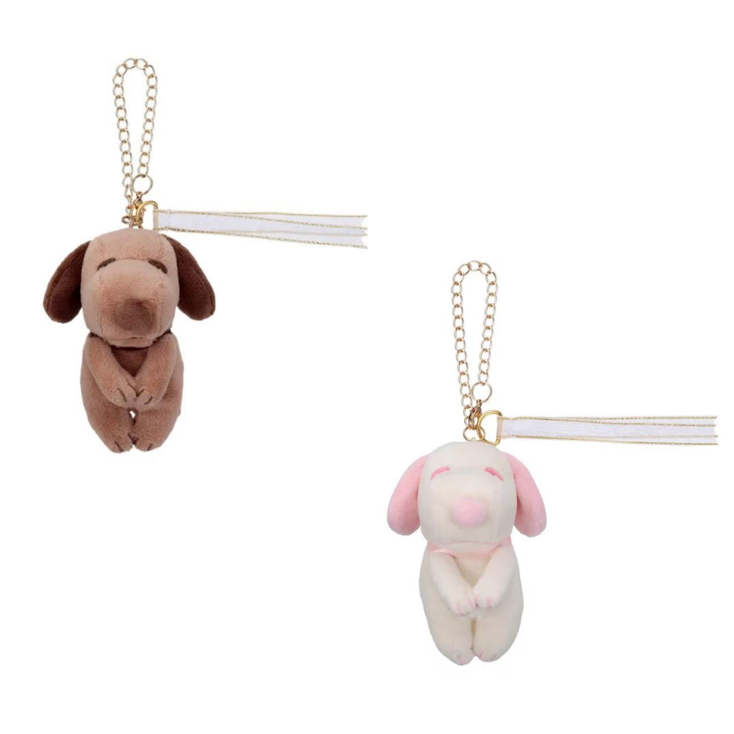 Snoopy｜Peanuts Cacao Chokkori-san Mascot Holder /Plush Keychain