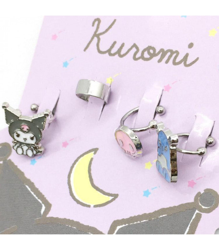 Sanrio|角色可爱耳环|本体 直径约8.9~16.3mm