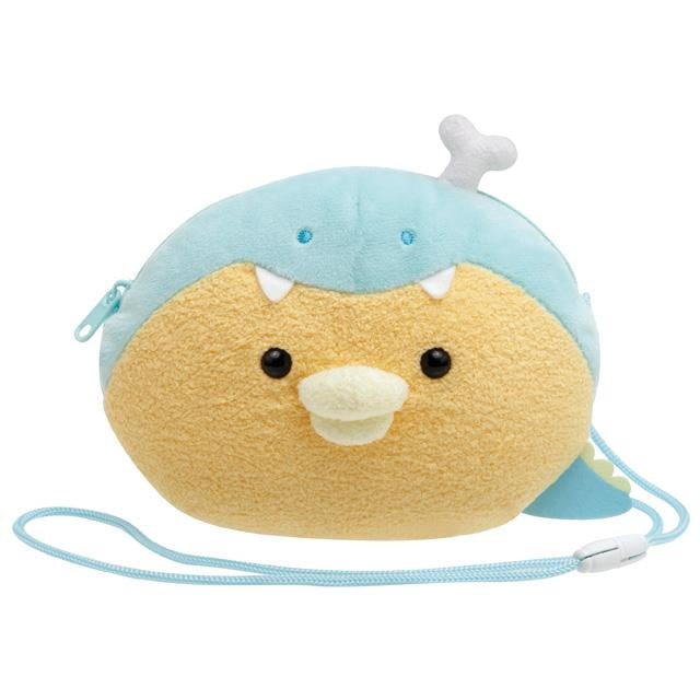 Chickipdancers|角色大脸毛茸茸可爱斜挎包|約H125×W160×D70mm