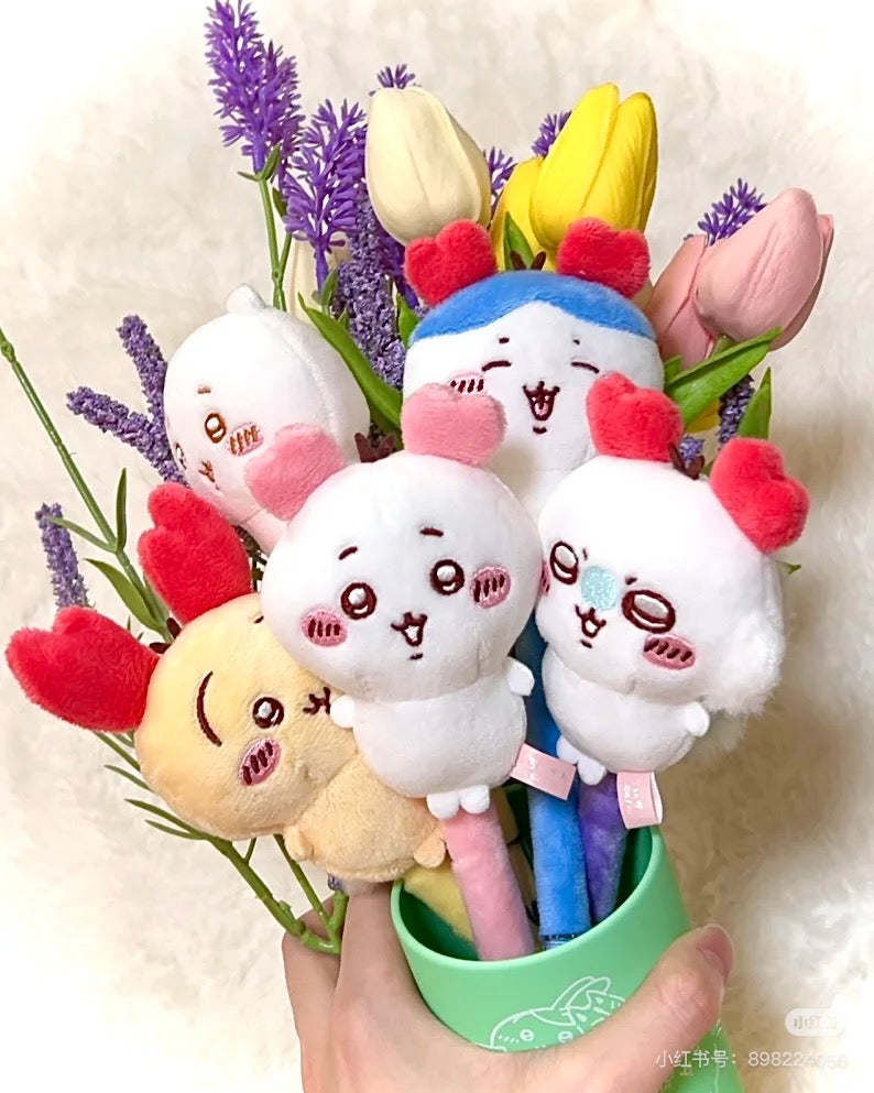 Chiikawa 吉伊卡哇|螃蟹头毛绒玩偶大头圆珠笔|0.7mm