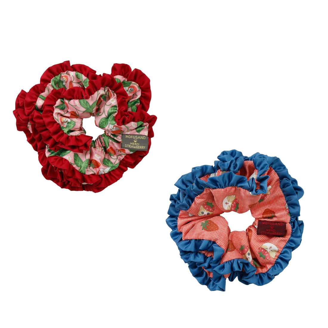 Mofusand|Merci Strawberry Hair Scrunchie|19×19×6cm approx.