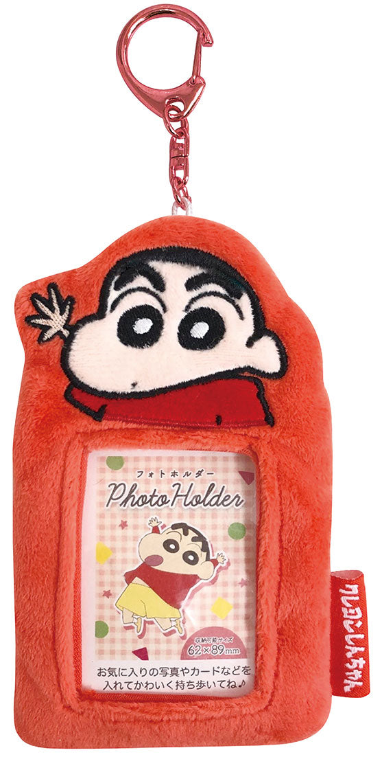 Crayon shin-chan|蜡笔小新偶像应援型可挂毛茸茸卡包|约H142 x W72mm