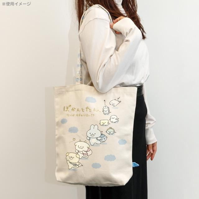 Sanx|新角色Pokantotan帆布单肩包|約H360×W330×D80mm