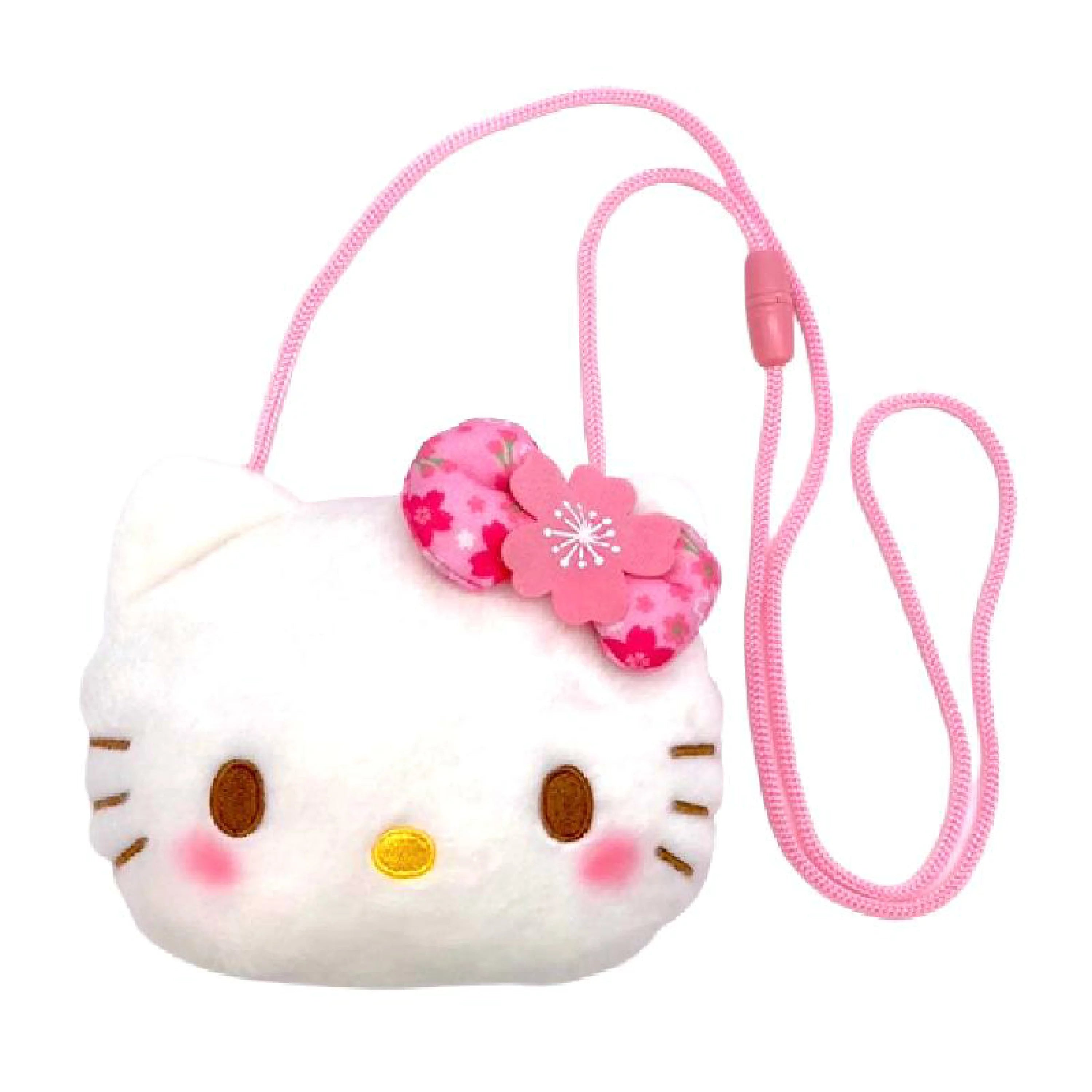 Sanrio|Sakura Kimono Pouch with Shoulder Strap|135x120x60mm approx.