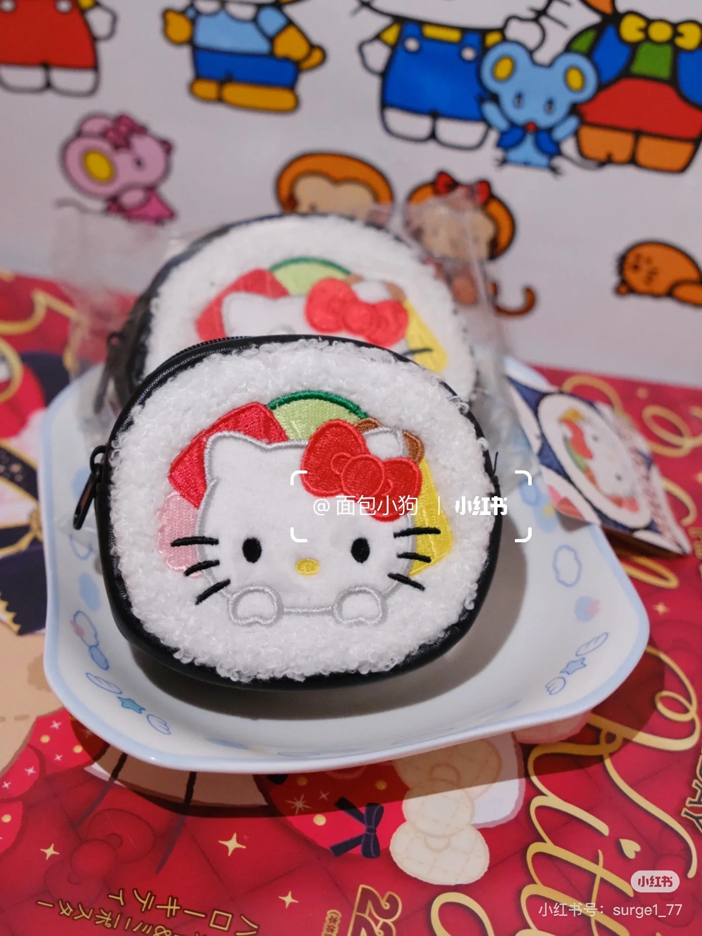 Sanrio|Mini Pouch Sushi Roll