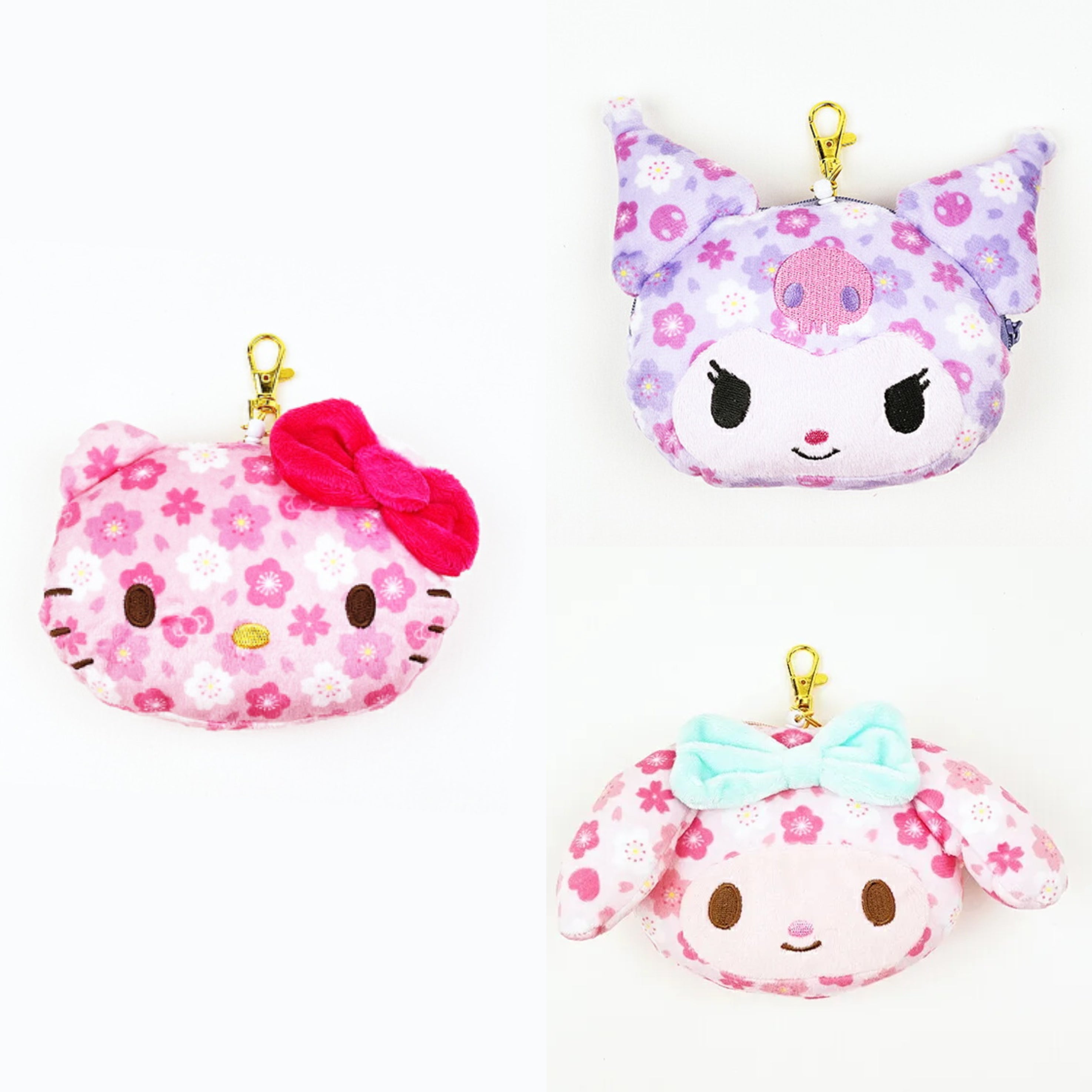 Sanrio|Goods Series Face Pass Case/ Pouch|11.2cm x 13.3cm x 4cm approx.