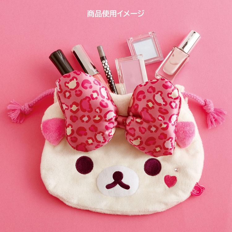 Rilakkuma|Lots of Korilakkuma Leopard Plush Drawstring Bag|165×200mm approx.