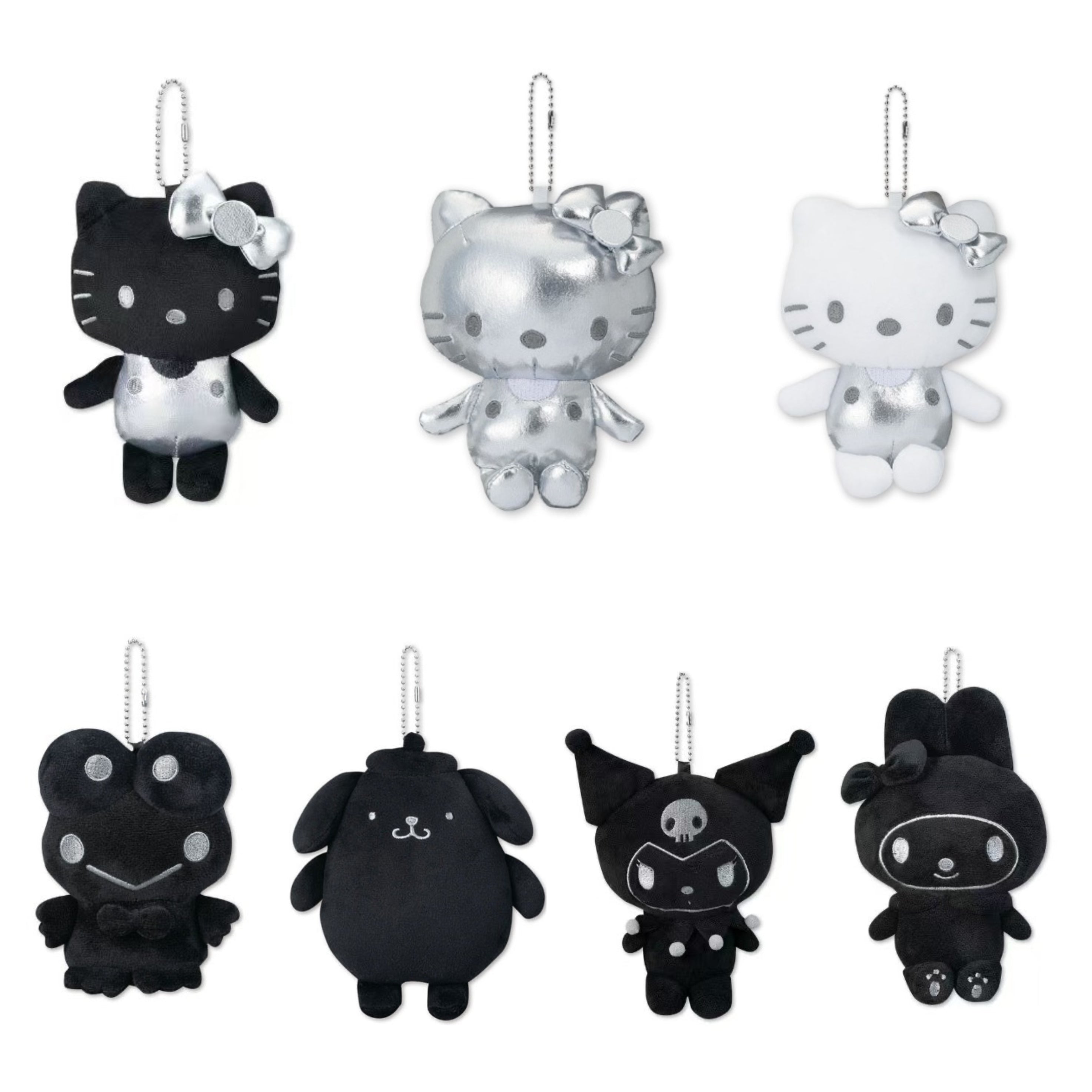 HelloKitty|avail black Mascot Holder /Plush Keychain