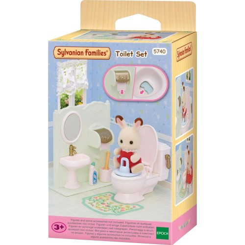 SylvanianFamilies森贝儿家族| Toilet Set 卫生间家具套组/玩具/过家家/不含玩偶5740