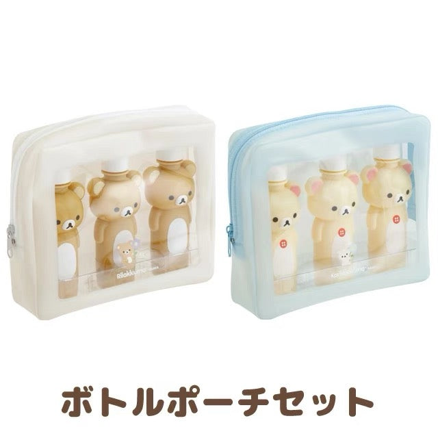 Rilakkuma|Basic Rilakkuma Flower Bottle & Pouch Set