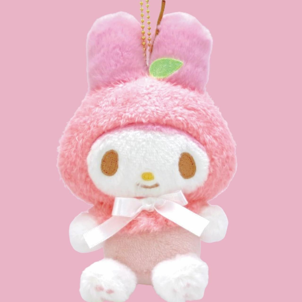 Sanrio|astel Fruit Hat Mascot Holder /Plush Keychain|12.5×21×6cm approx.