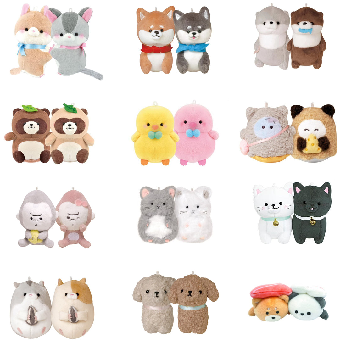 Nico Nui|Plush Keychain|W130 x H130 x D65mm approx.