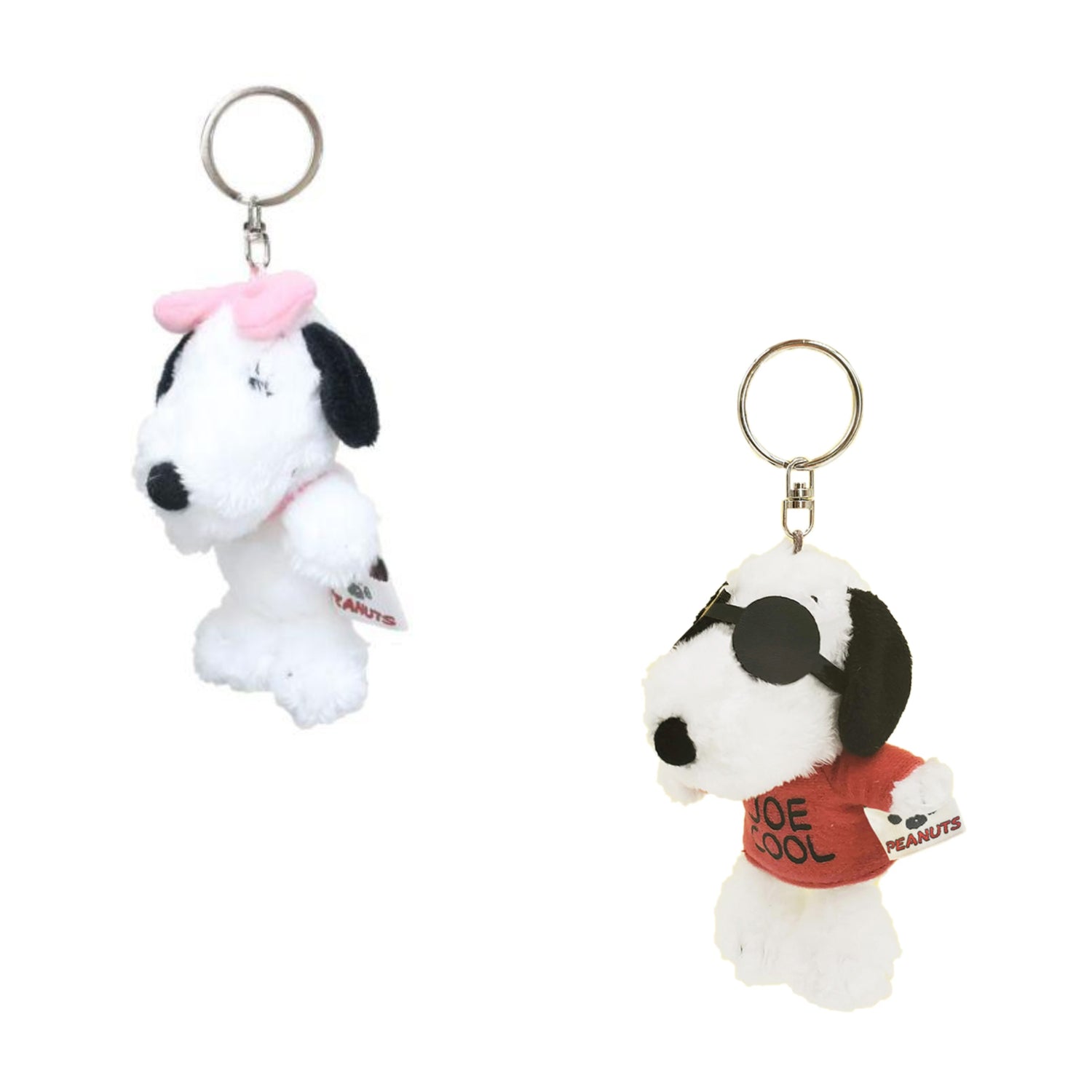 Snoopy|Peanuts Petit Fluffy Mascot Holder /Plush Keychain|70×120×70mm approx.