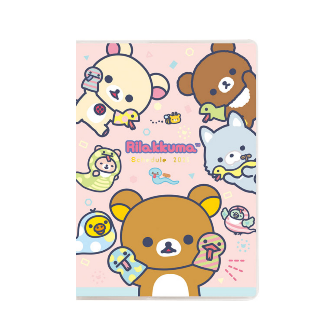 Rilakkuma轻松熊|2025蛇年日历手账/记事本|约155 x 108 x 5mm/80页