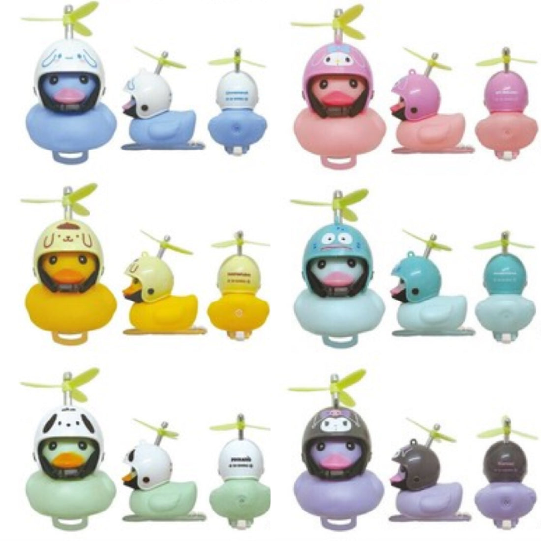 Sanrio|Characters Cycling Duck Mascot |H90 x W55 x D80mm approx.