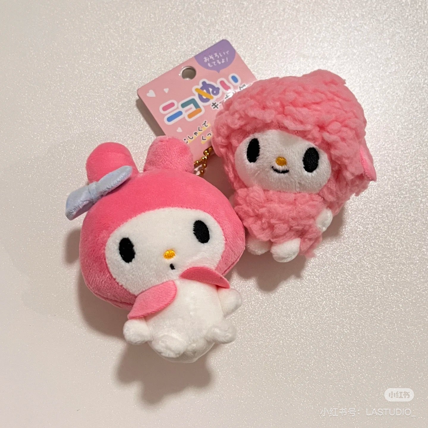 Nico Nui|Sanrio Mascot Holder /Plush Keychain|H6.3 x W6.1 x D2.6 approx.
