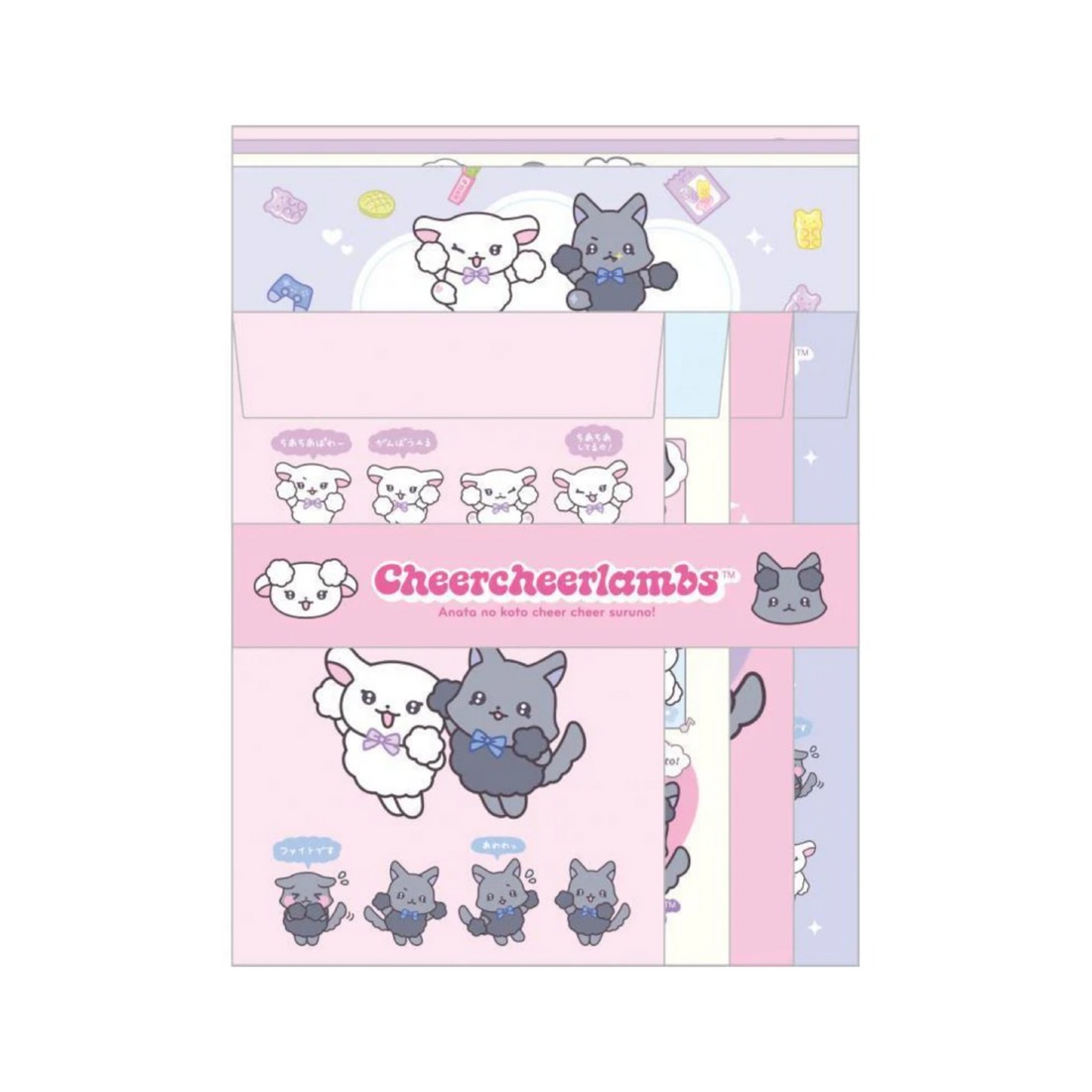 SANX|Cheer Cheer Lambs Debut!- Letter Set San-X|190 × 142 mm approx.
