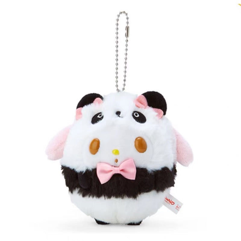 Sanrio|Panda Mascot Holder /Plush Keychain|9 x 6 x 11 cm approx.