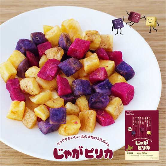 Calbee|好吃不油腻的北海道薯粒三姐妹/3种不同薯块又脆又香|10袋装【23.11.14】