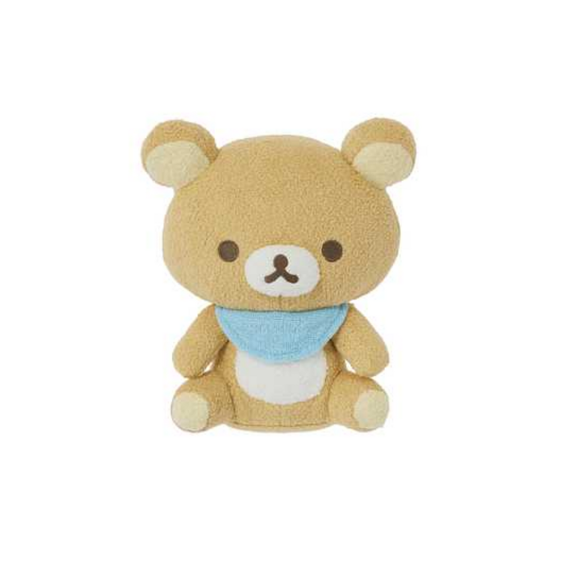 Rilakkuma轻松熊| Plush Doll 口水巾坐姿毛绒玩偶/公仔|约W145×H170×D90mm