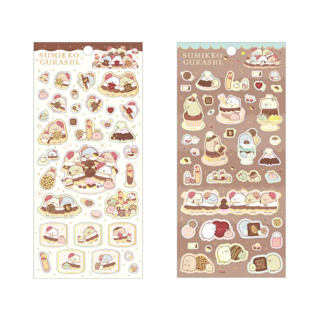 Sumikko gurashi|Chocolate Fair at Sumikko Cafe - Sticker Set|200×95mm approx.