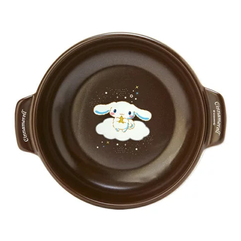 Sanrio|万古烧玉桂狗/大耳狗星空款耐热陶瓷双耳锅/直火/微波炉/烤箱均可用/电磁炉不可用|1000ml