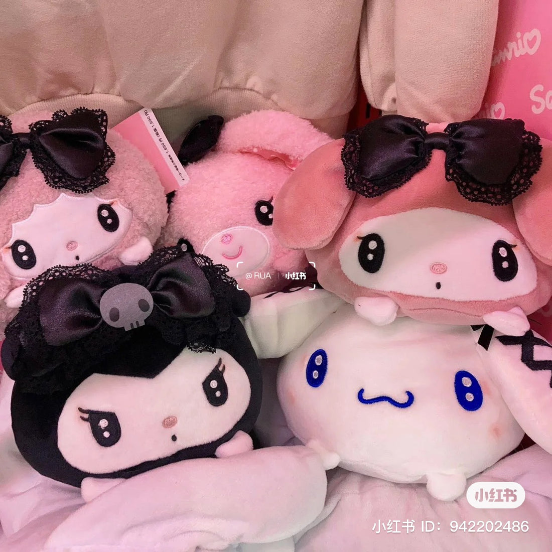 Sanrio|暗黑地雷系毛绒圆滚滚公仔