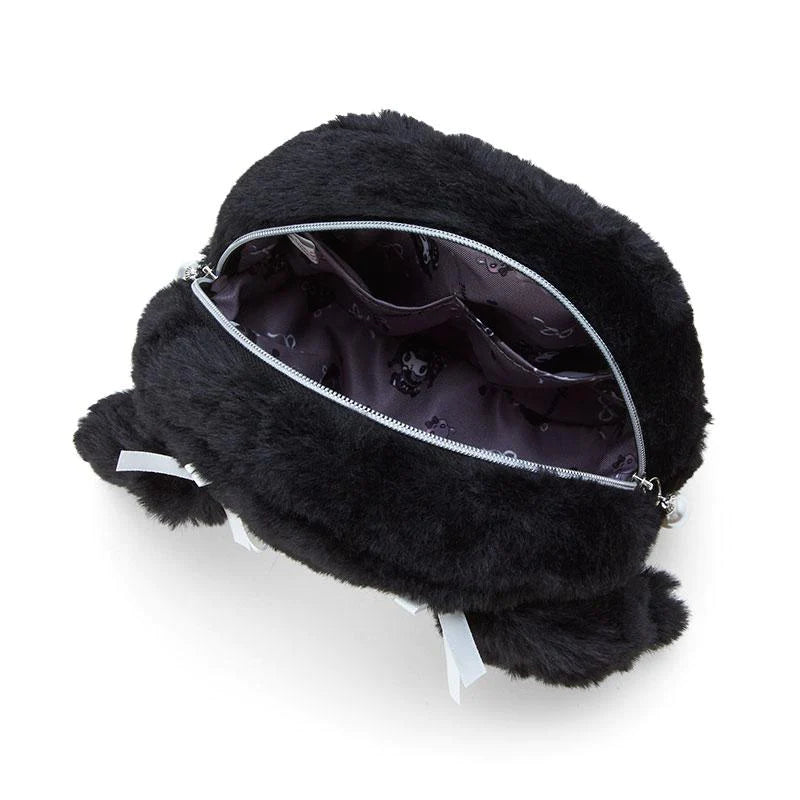 Sanrio|Moonlit Melokuro Face-shaped Pouch|20×10×14cm approx.