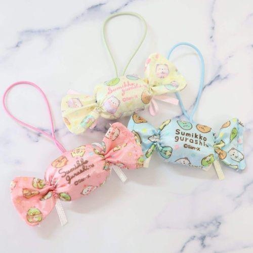 Sumikko gurashi角落生物|可以捏的可以蝴蝶结糖果发绳/头绳|1个