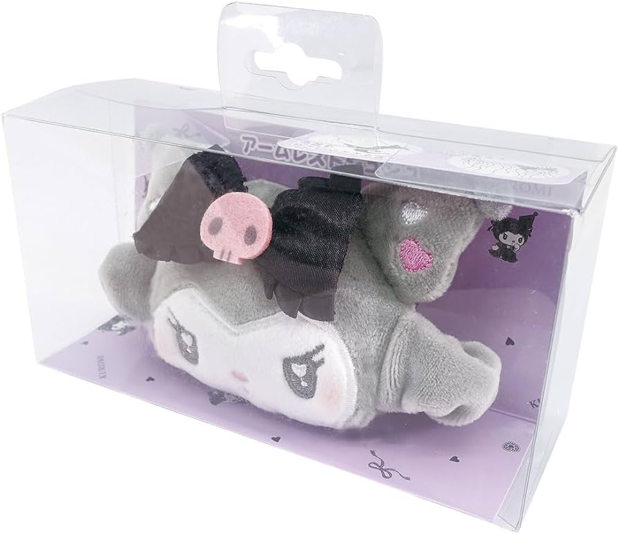 Sanrio|地雷kuromi库洛米发绳/发圈/手腕保护垫/手腕装饰|W7.5 x H12 x D5cm