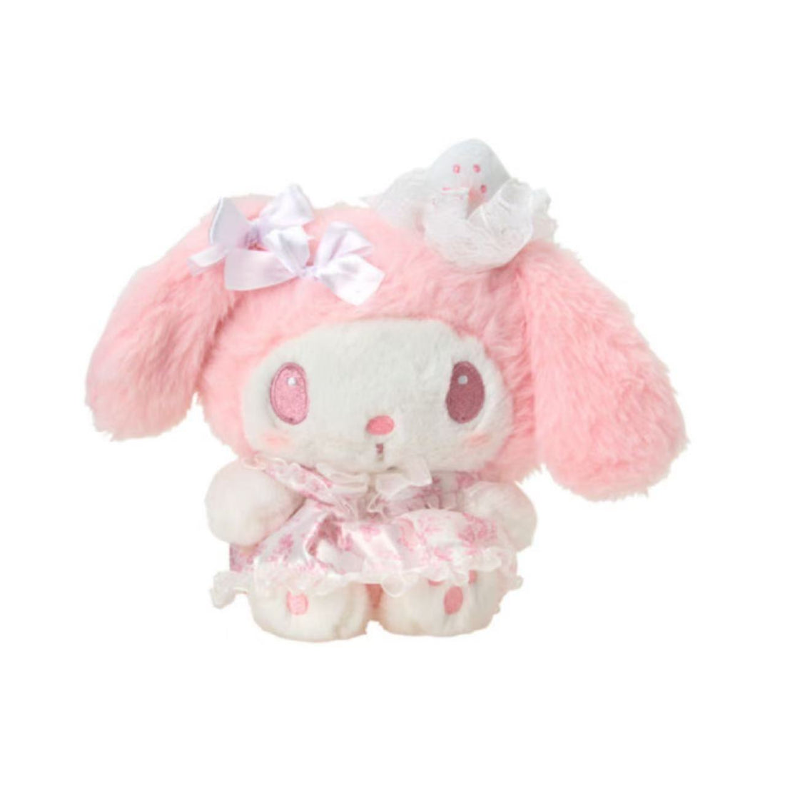 Sanrio|My Melody White Strawberry Tea Time Plush Dolls/Plush Toy|22×9.5×17cm approx.