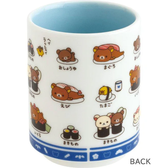 Rilakkuma|Anytime Sushi Tea Cup|90×Φ70mm approx.