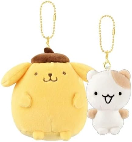 Nico Nui|Sanrio Mascot Holder /Plush Keychain|H6.3 x W6.1 x D2.6 approx.