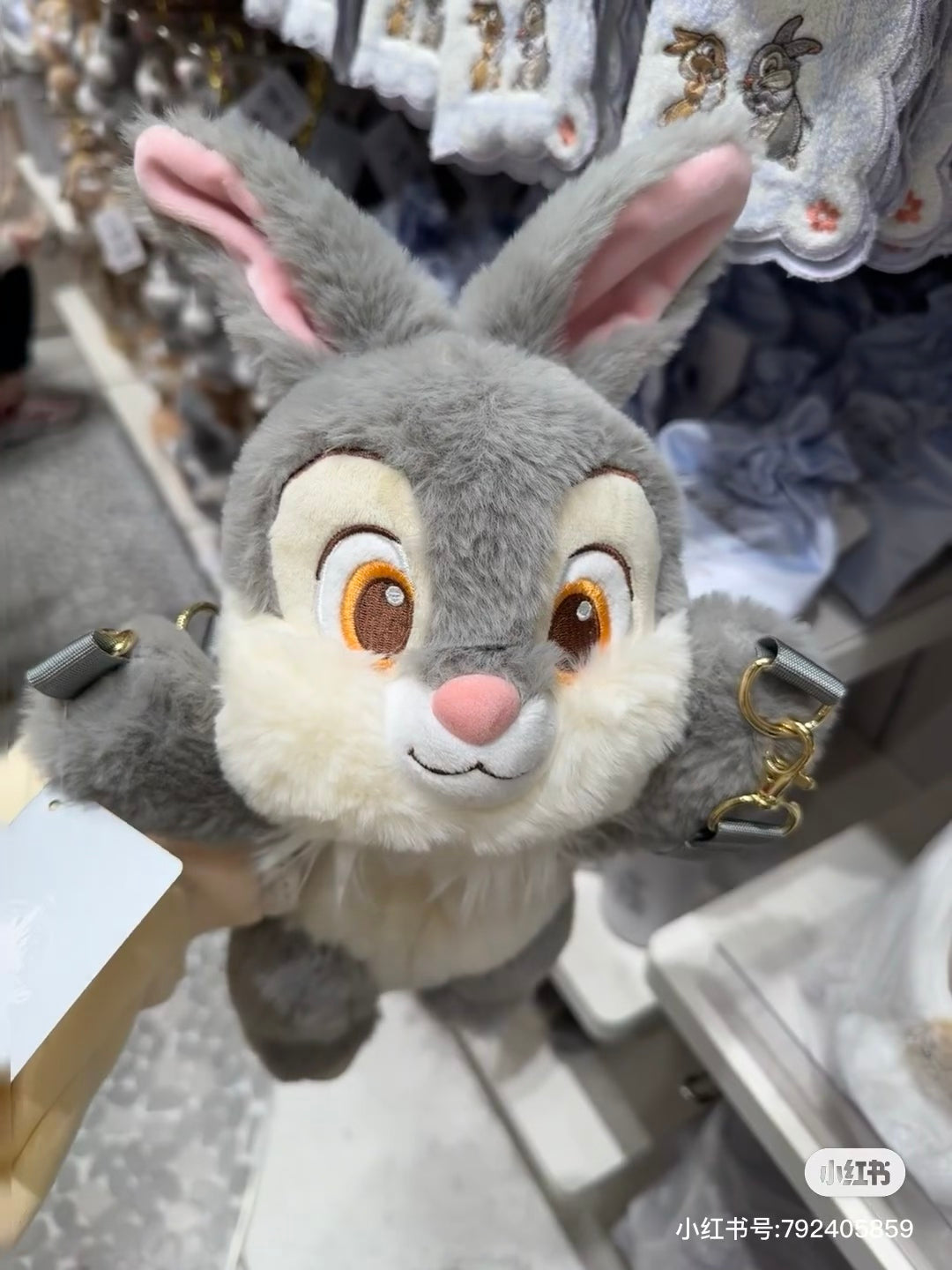 Disney|Thumper Pochette Bag PASTEL BUNNIES|H35×W21×D18cm approx.