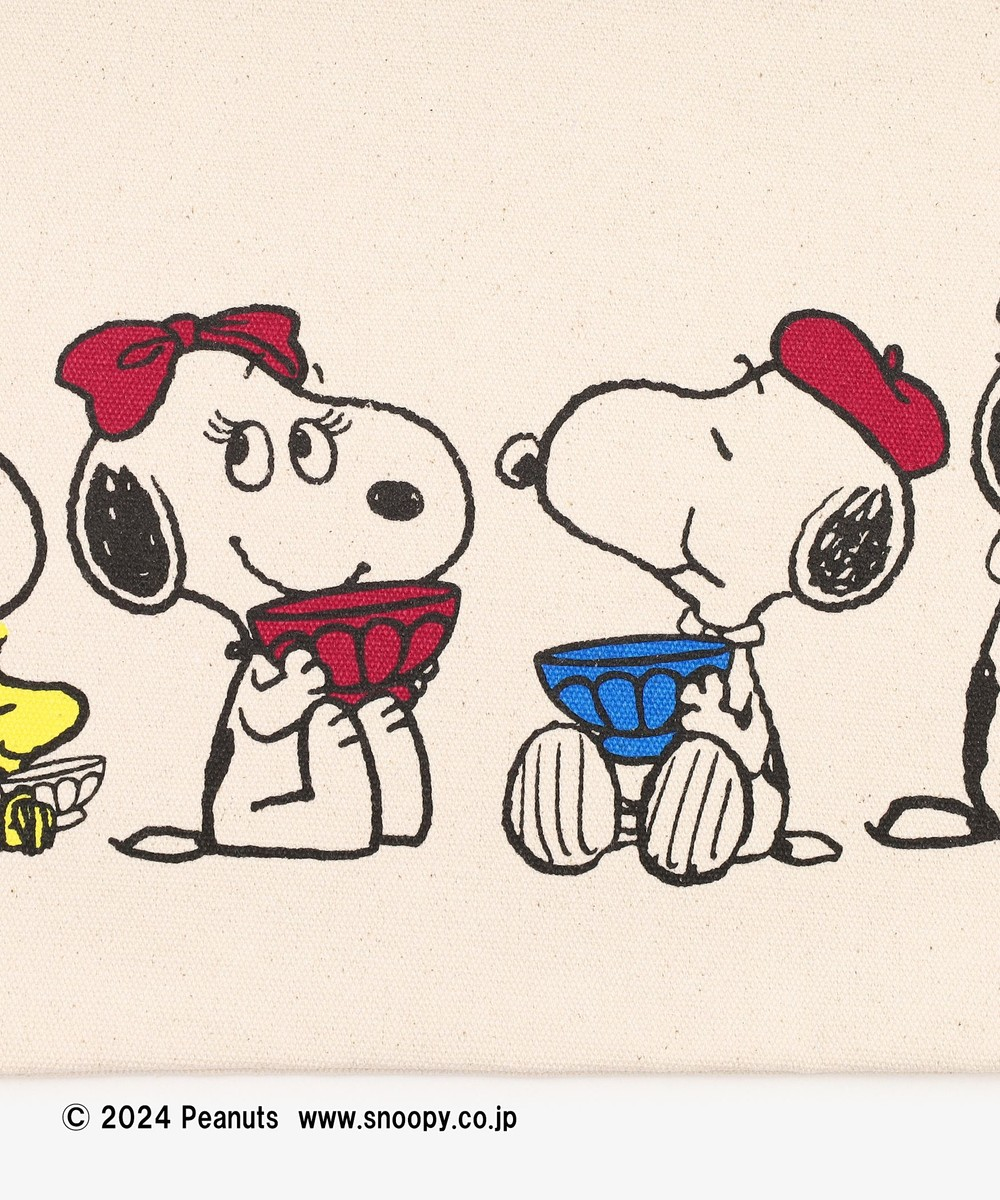 Snoopy史努比|PEANUTS x Afternoon Tea下午茶联名巴黎铁塔系列双面印花帆布包