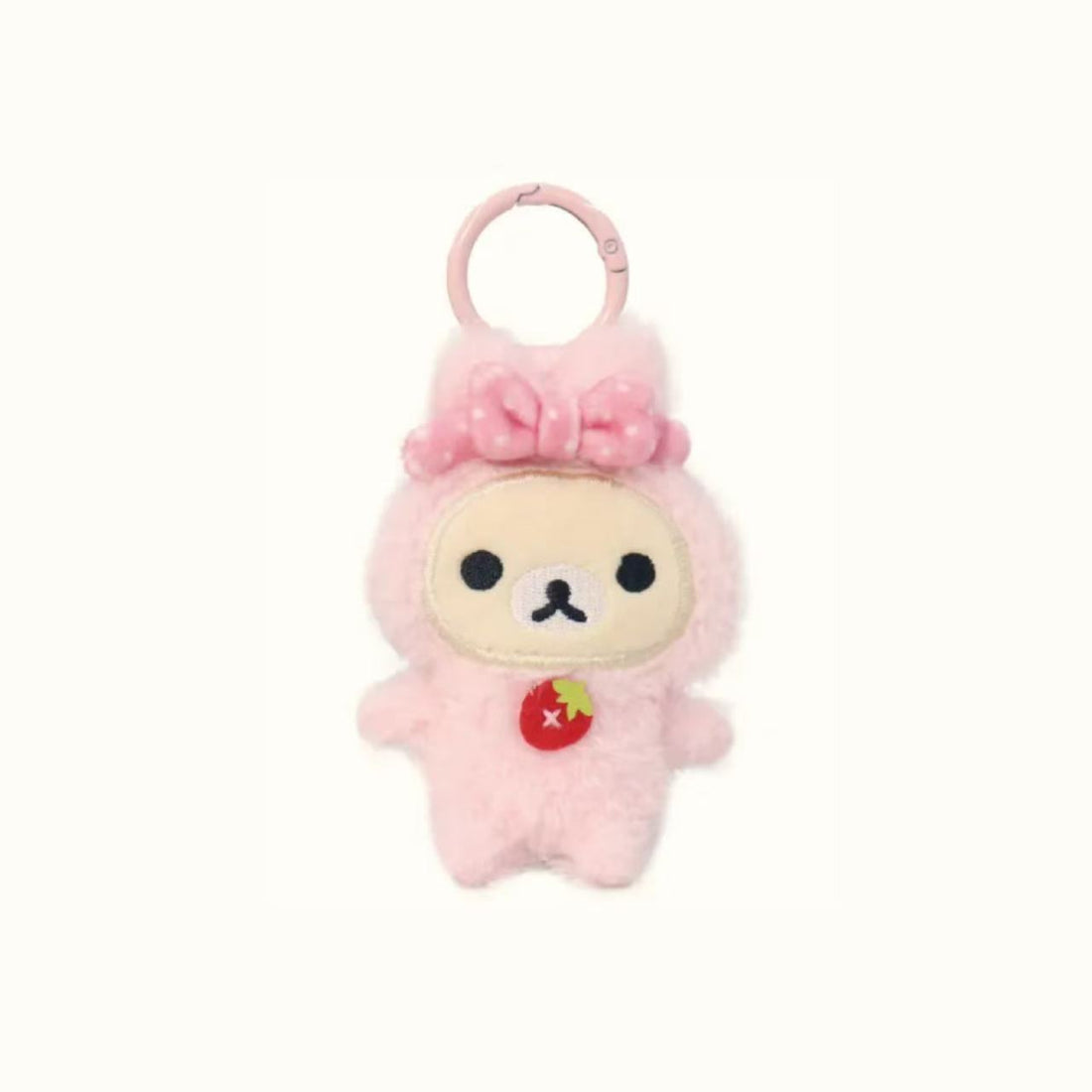【limit 1】Rilakkuma|Korilakkuma Rabbit POP-UP SHOP Finger Mascot Holder /Plush Keychain|100×60mm approx.