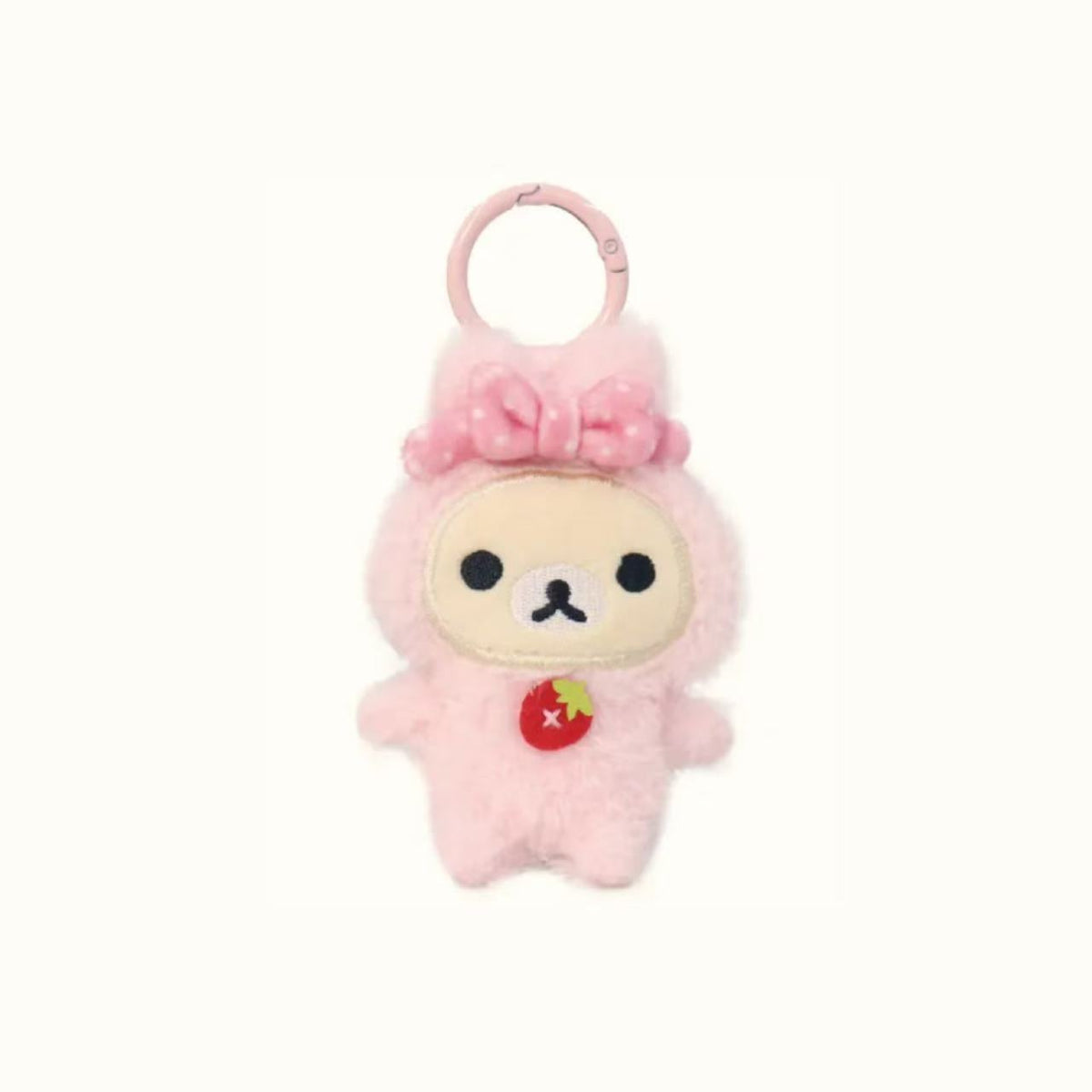 【limit 1】Rilakkuma|Korilakkuma Rabbit POP-UP SHOP Finger Mascot Holder /Plush Keychain|100×60mm approx.