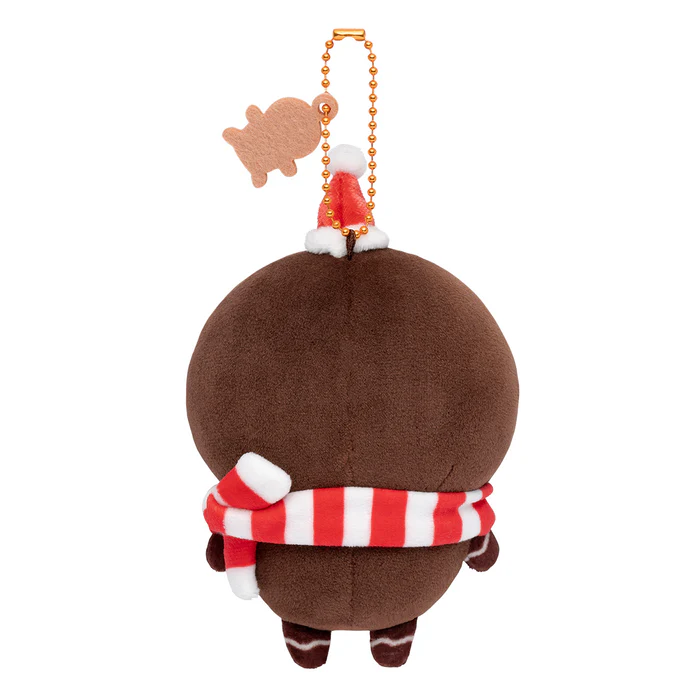 Chiikawa 吉伊卡哇|Plush Keychain 2024圣诞限定姜饼人系列毛绒挂件/包挂|约H140 x W90 x D55mm