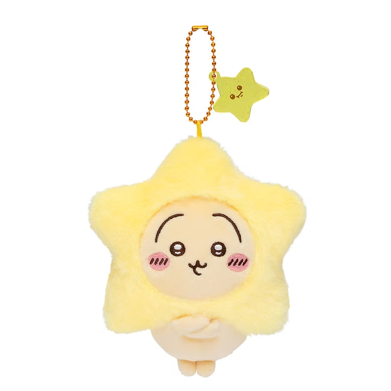 Chiikawa |Make A Wish To Star Mascot Holder /Plush Keychain|120×110×50mm approx.