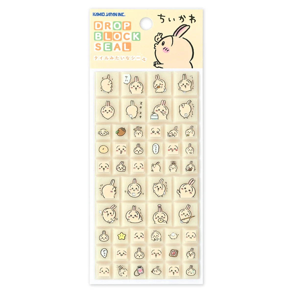 chiikawa|Drop Block Sticker|H175×W75×D3mm approx.