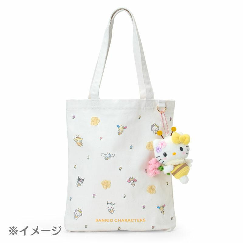 Sanrio|Flower-Loving Hachi tote bag|.31cm x 5cm x 37cm approx.