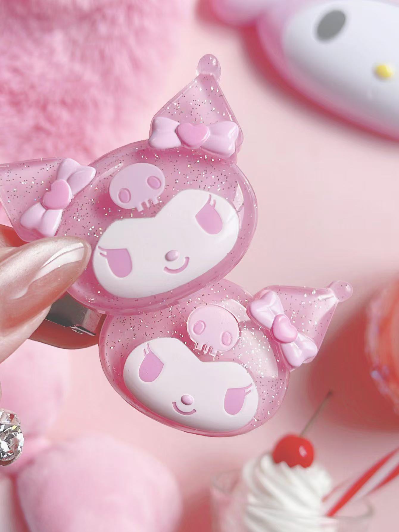 Sanrio|Secret Bangs Clip - Sakura 2025 Blind Box/All 8 types|1pcs