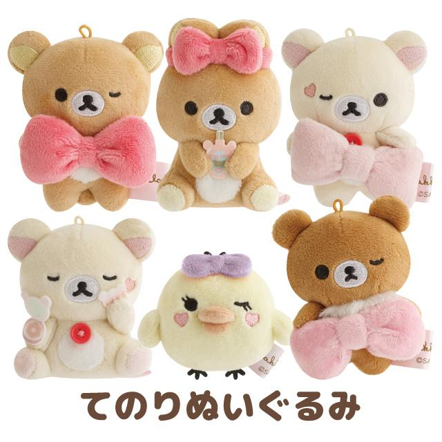 Rilakkuma|Makeup Rilakkuma Ribbon mini Tenori Plush Dol|1pcs