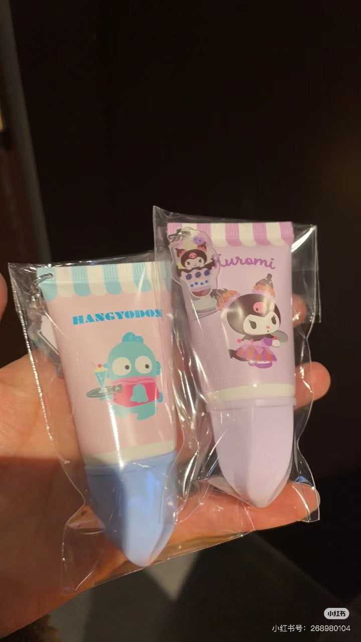 Sanrio|SHOBIDO Whipped hand cream with Sanrio acrylic charm blindbox/All 10 types|1pcs