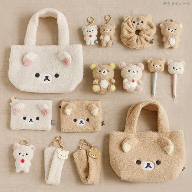 Rilakkuma|Fluffy Flat Pouch|120 x 170 x 15mm approx.