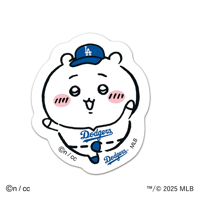 Chiikawa|Chiikawa X  MLB Tokyo Series Die-cut Sticker|H64 x W62mm approx.